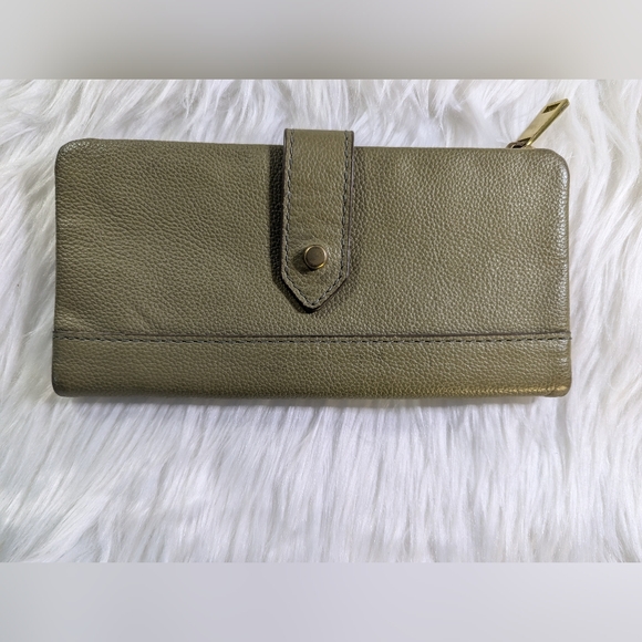 Fossil Green Leather Wallet - Picture 6 of 13
